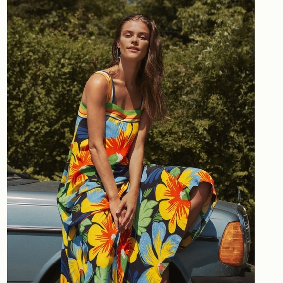 NWT Maeve floral maxi dress anthro - Picture 8 of 10